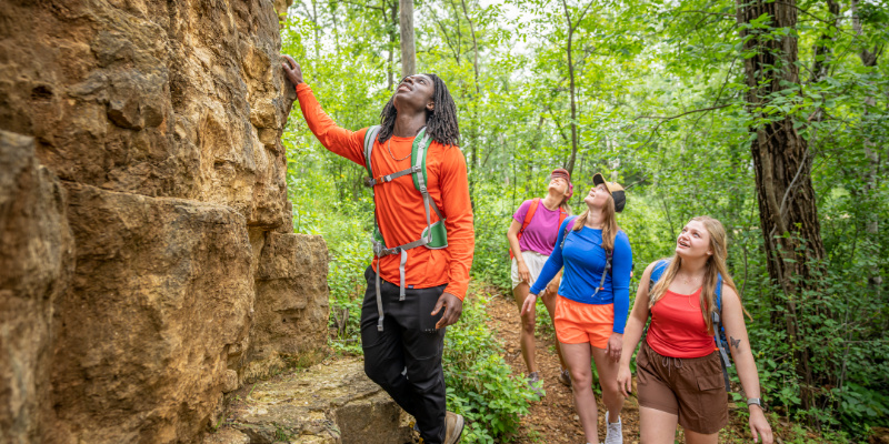 hiking in La Crosse, WI