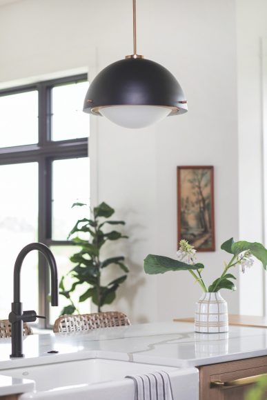 Mod Feel

The contemporary lighting adds to the Instagram-worthy visuals of the whole space. These pendants are from Madison Lighting.