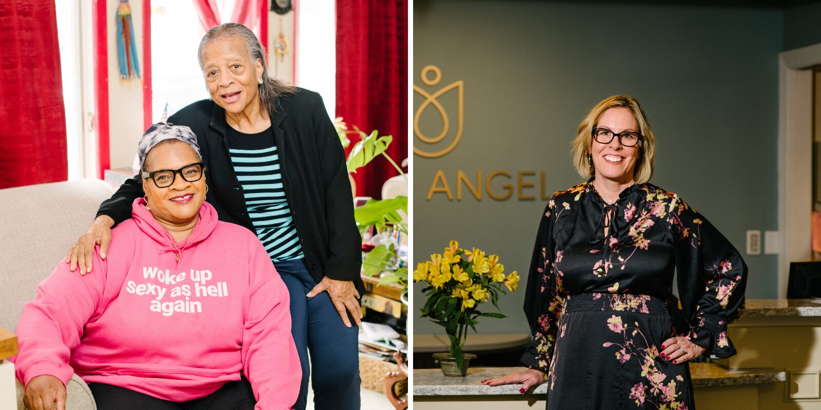Patt McGee and Cora White, Michelle Godfrey